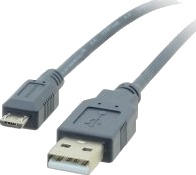 Kramer Electronics C-Usb/Microb-15 4,6 M Usb A Micro-Usb B Usb 2.0 Hankjønn/Hankjønn Sort
