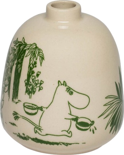 MoominArabia Mummi vase 8,3 cm mystisk skog grønn MoominArabia Mummi vase 8,3 cm mystisk skog grønn