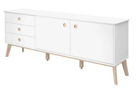 BRIXX LIVING Century Skjenk - Hvit Unoliving