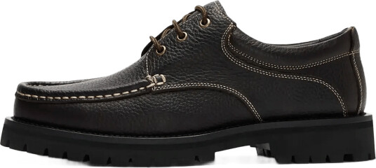 Selected Slmholger Leather Boat Shoe - Brown - 41