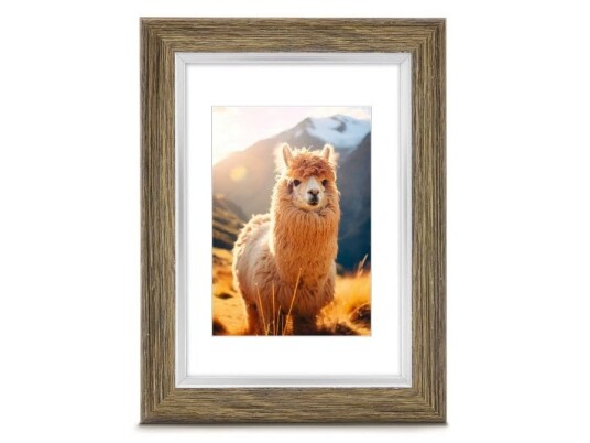 Hama Lima Enkel Bilderamme Glass Plast Oliven Bord Vegg 7x10cm Rektangulær