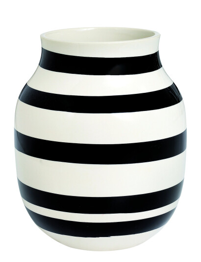 Kähler Omaggio Vase Black Kähler BLACK H20CM
