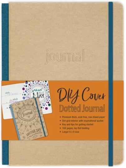 Diy Cover Dotted Journal Av Ellie Claire