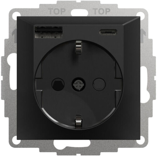 Elko Plus USB A+C / enkel stikk SO - 6630902 Elko Plus USB A+C / enkel stikk SO - 6630902