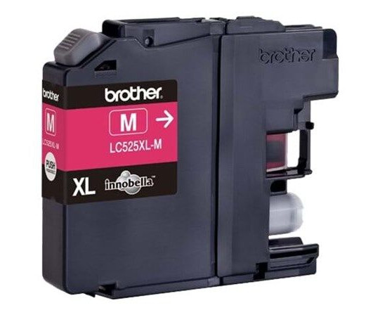 Brother LC525XLM / LC 525XLM High Capacity Magenta Ink - Blekkpatron Rød