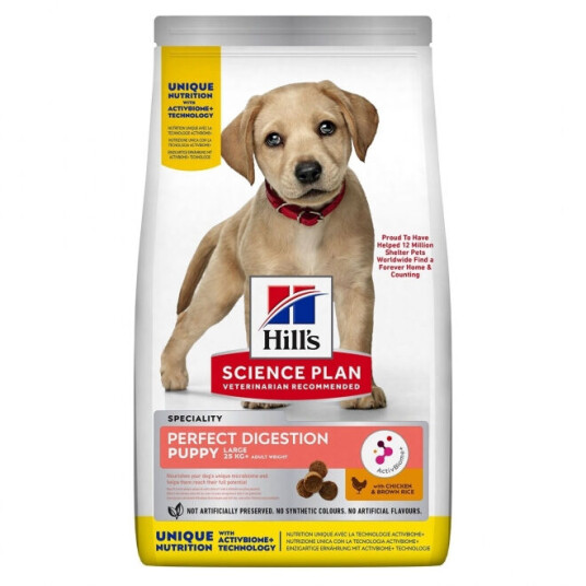 Hill's Science Plan Hundemat Valpefôr Kylling & Ris 14,5 kg
