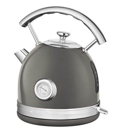 Proficook Vintage Vannkoker 1.7L 2200W Antrasitt Rustfritt Stål PC-WKS 1192