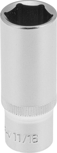 PELA 562492 Pipe Drivstørrelse 3/8", 6-Kant, Lang 11/16"