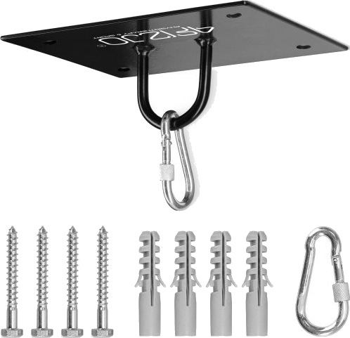 Stål takfeste for boksesekk 20 × 15 cm med 150 kg kapasitet for trygg og stabil trening Stål takfeste for boksesekk 20 × 15 cm med 150 kg kapasitet for trygg og stabil trening