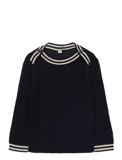FUB Baby Zigzag Blouse Navy 56 FUB Baby Zigzag Blouse Navy 56