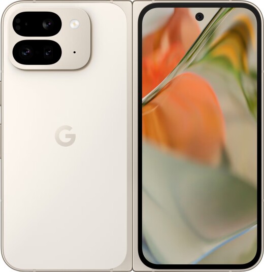 Google Pixel 9 Pro Fold 5G Smarttelefon 256GB Porcelain med 8" OLED-Skjerm