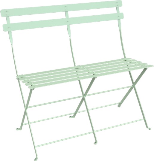 Fermob Bistro 2 Seater Ottoman Ice Mint Utendørs Krakker Og Puffer Grønn Metall Fermob Bistro 2 Seater Ottoman Ice Mint Utendørs Krakker Og Puffer Grønn Metall