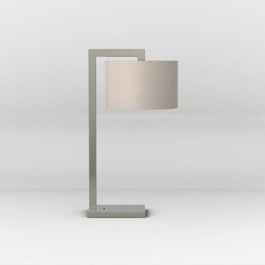 Ravello bordlampe - Nikkel / Putty