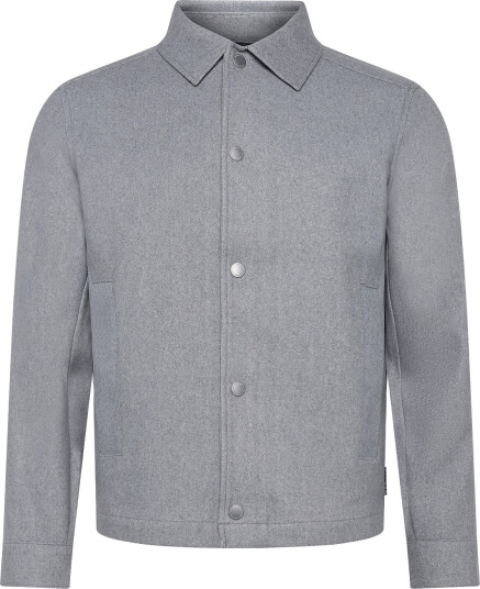 Tom Tailor Wool Optic Shacket Grey XXL