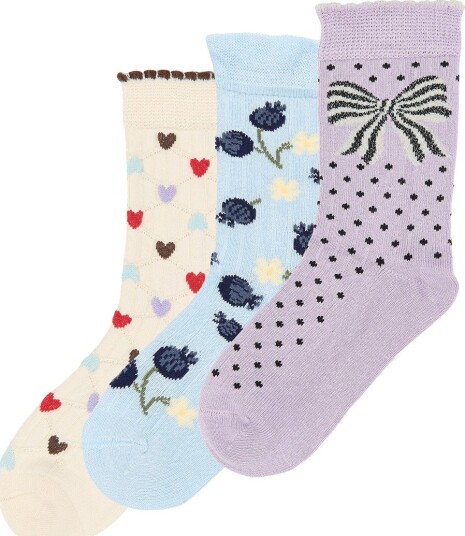 minipop Mpopmarri Bamboo Socks 3 Pack PETAL PINK 31/34