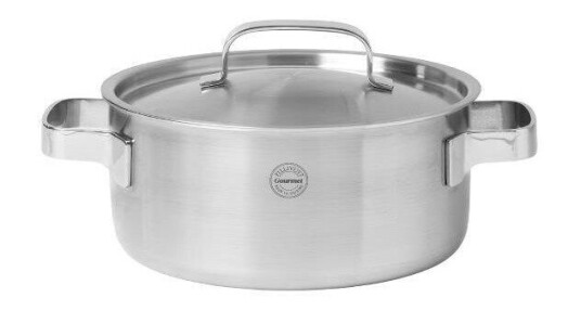 Pillivuyt Gourmet Somme Pot with lid Dia 24 cm 5 liters Steel