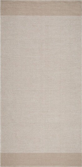Alva Bomullsteppe 75x150 cm Oval - Sand