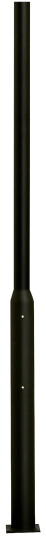 Westal Fast Stolpe 2,4 m Svart Belysning