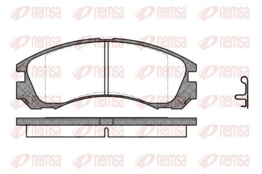 Bremseklosser REMSA 0354.22 Bremseklosser REMSA 0354.22