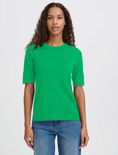 ICHI Ihluls O Neck Ss   Green   L