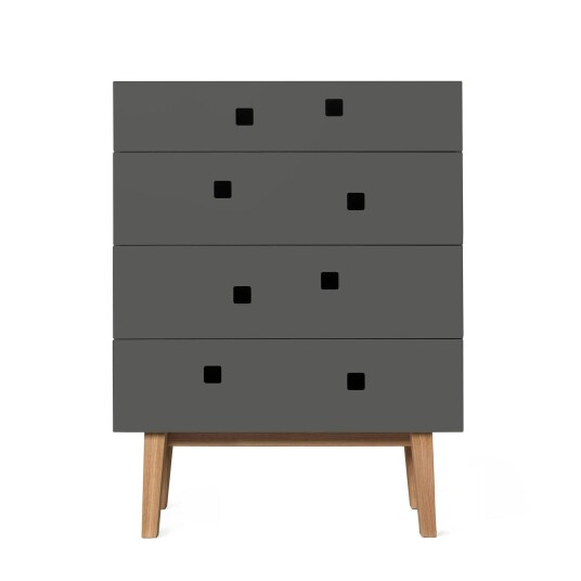 Zweed Peep B3 Kommode Slate Grey/Eik Retro