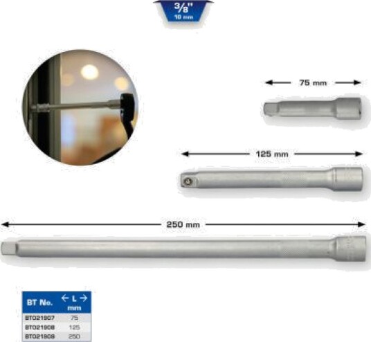 Brilliant Tools Forlengelse Pipenøkkel 133 mm 17 mm Håndverktøy