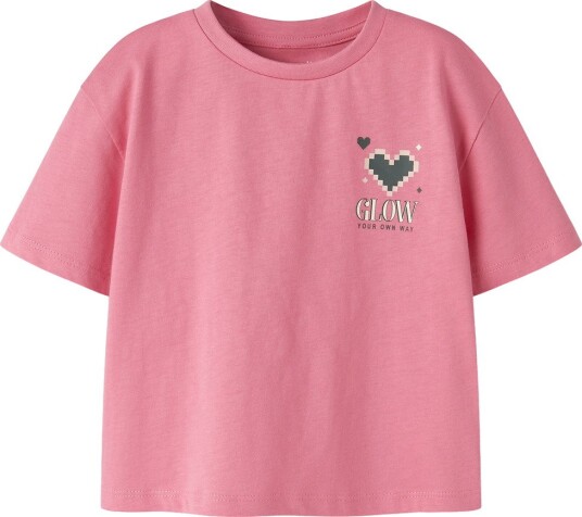 Name It T skjorte NmfLilone Blomstring Ginger Name It 4 år (104) T skjorte Rosa
