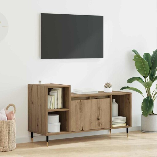 TV skap Artisan Eik 100 x 35 x 55 cm Konstruert tre