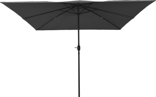 Firkantet Hageparasol 295x245 cm Antrasitt