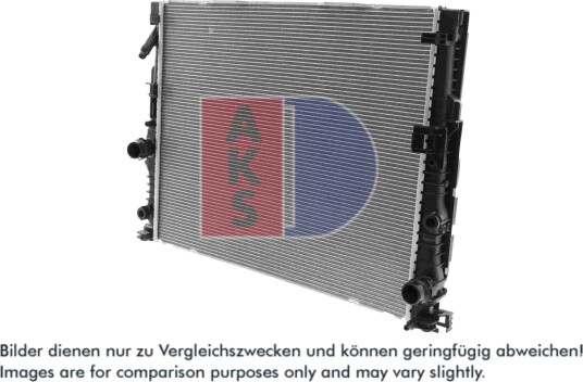 AKS DASIS 050110N Radiator, motorkjøling