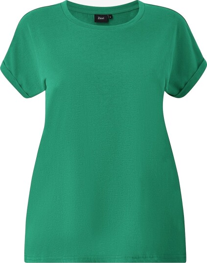 Zizzi Topp T shirts Grønn