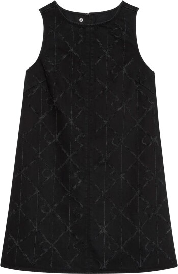 Calvin Klein Jeans Denim Shift Dress Ndlpunch Ck Wo CK WORN BLACK M Calvin Klein Jeans Denim Shift Dress Ndlpunch Ck Wo CK WORN BLACK M
