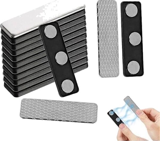 12 par gardinmagneter selvklebende magneter for persienner magnet for gardiner magnetiske klips for blendingsgardiner