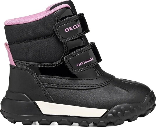GEOX B Trekkyup Girl B Ab - BLACK/DARK PINK - 20
