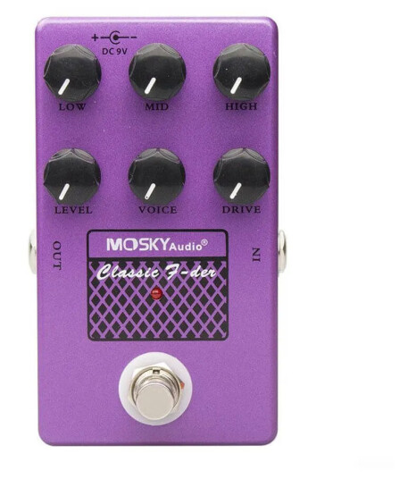Mosky F-Der Effektpedal For Gitar