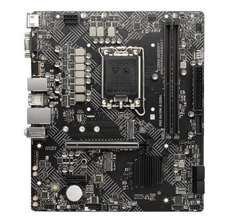 MSI PRO H610M-G Micro-ATX Hovedkort med LGA 1700 Socket og DDR4 Støtte MSI PRO H610M-G Micro-ATX Hovedkort med LGA 1700 Socket og DDR4 Støtte
