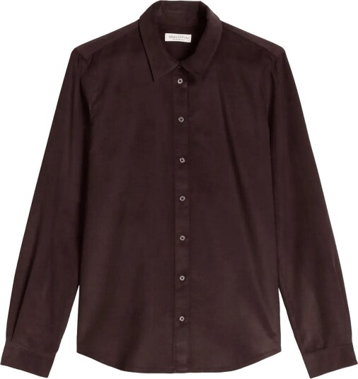 Marc O"Polo Woven Blouses Longsleeve   BLACK CHERRY   38