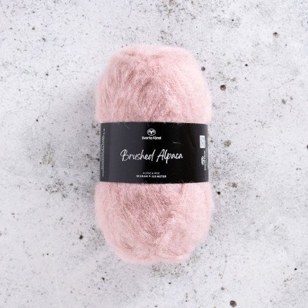 Svarta Fåret Børstet alpakkagarn 15 Blush