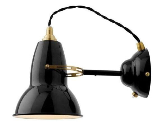 Anglepoise Original 1227™ Messing Vegglampe Jet Black Anglepoise Original 1227™ Messing Vegglampe Jet Black