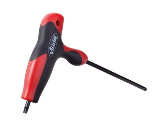 Vigor V2485 T-håndtak Torx Skrutrekker 160 mm med Soft Foam Insert