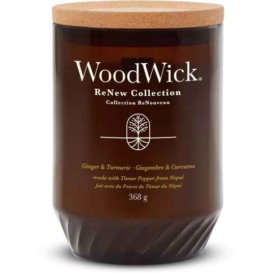 Woodwick Ginger & Tumeric Renew Candle Large