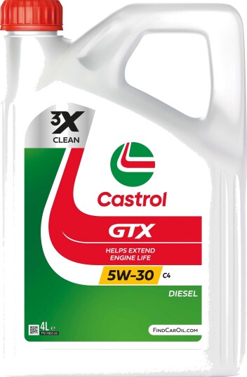 Motorolje CASTROL 5W30 GTX C4 4L Motorolje CASTROL 5W30 GTX C4 4L