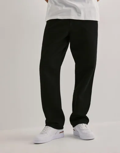 Carhartt WIP Single Knee Pant Cargobukser Svart Carhartt WIP Single Knee Pant Cargobukser Svart