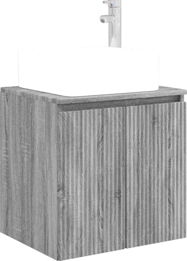  Vegghengt vaskeservant Grå Sonoma 53 x 35 x 63 cm