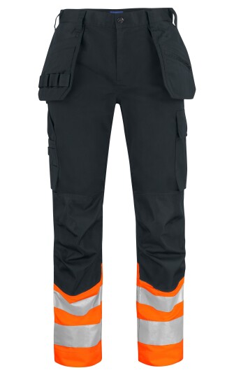 ProJob 6534 Arbeidsbukse En Iso 20471 Kl 1 Orange/Black C46/146