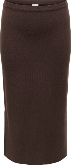 Only Carmakoma - Midi skjørt Caribi Tube Skirt - Brun