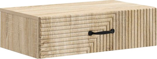 vidaXL Vegghengt Sidebord Sonoma eik 59 x 34,5 x 17 cm Konstruert tre vidaXL Vegghengt Sidebord Sonoma eik 59 x 34,5 x 17 cm Konstruert tre