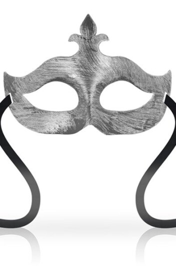 Ohmama Masks Fleur De Lis Eyemask Silver Ohmama Masks Fleur De Lis Eyemask Silver