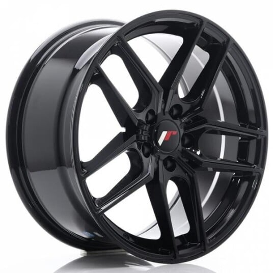 Japan Racing Jr25 Shiny Black 8.5x18 5x112 ET40 B66.6 Japan Racing Jr25 Shiny Black 8.5x18 5x112 ET40 B66.6
