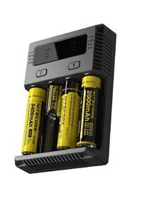 Rechargeable Nitecore 4x Lithium Cell AC adapter / lader
